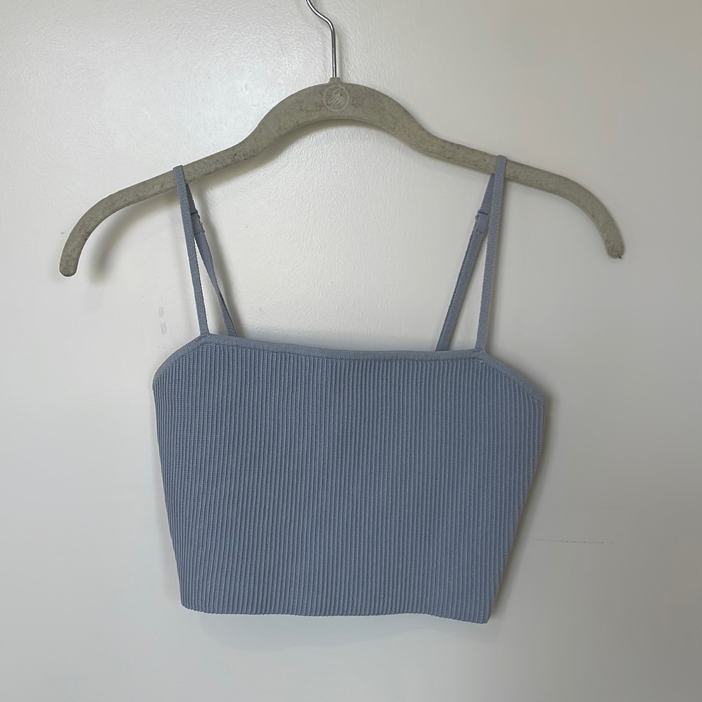 Aritzia Babaton Sculpt Knit Cami Cropped Tank